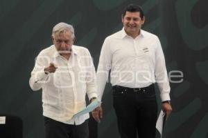 VISITA AMLO . TEXMELUCAN