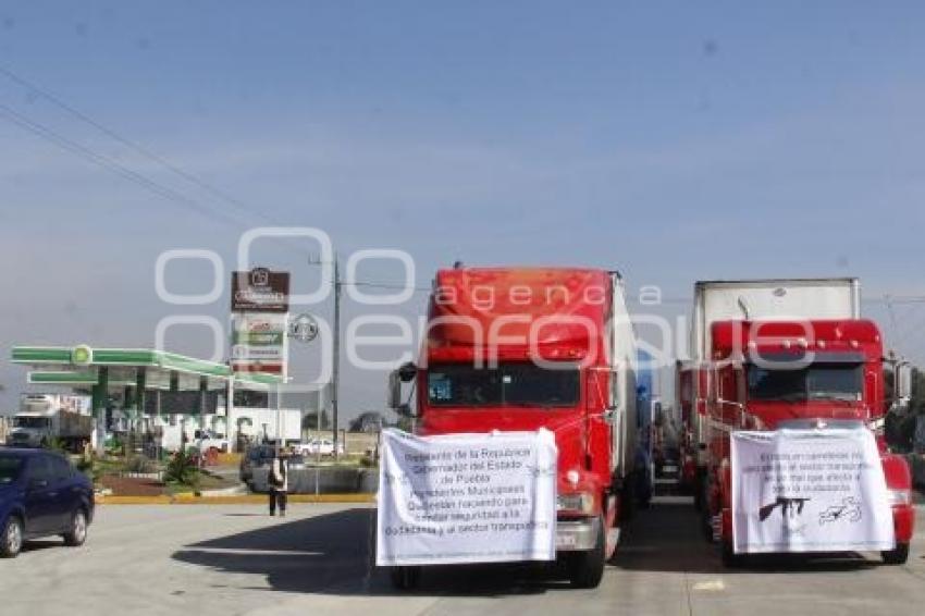 MANIFESTACIÓN . TRANSPORTISTAS