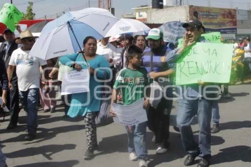 MANIFESTACIÓN . TEXMELUCAN