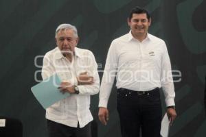 VISITA AMLO . TEXMELUCAN