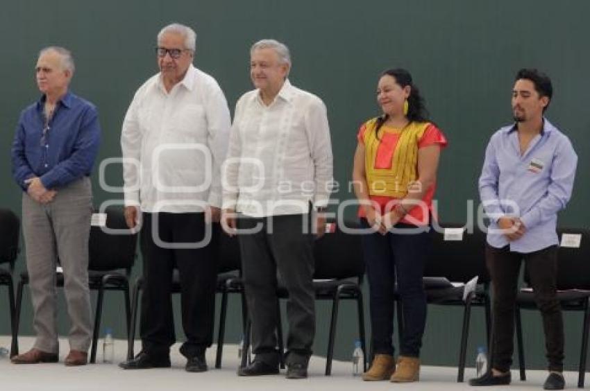 VISITA AMLO . TEXMELUCAN