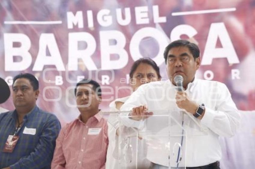 MIGUEL BARBOSA . GIRA DE AGRADECIMIENTO