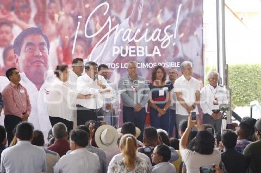 MIGUEL BARBOSA . GIRA DE AGRADECIMIENTO