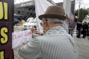 MANIFESTACIÓN . AGUA DE PUEBLA