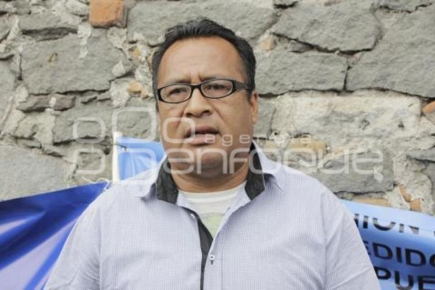 MANIFESTACIÓN . AGUA DE PUEBLA