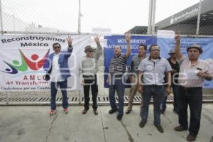 MANIFESTACIÓN . AGUA DE PUEBLA