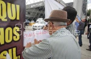 MANIFESTACIÓN . AGUA DE PUEBLA