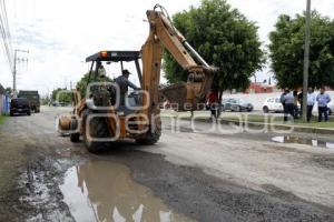 CHOLULA . OBRA AVENIDA DEL SOL