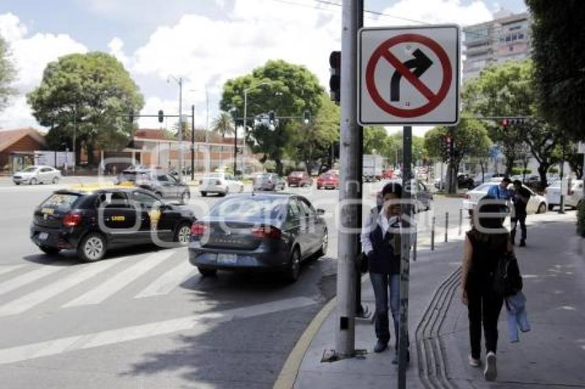 PROHIBICIÓN VUELTA CONTINUA