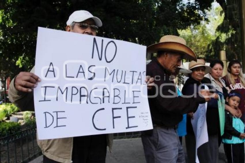 CHOLULA . COBROS EXCESIVOS CFE