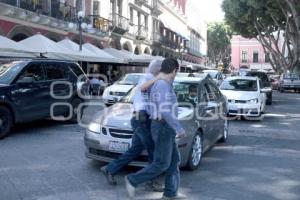 MANIFESTACION FNERRR . CAOS VIAL