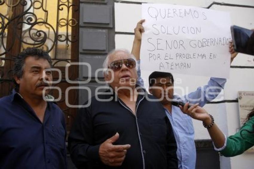 MANIFESTACIÓN . TAXISTAS DE ATEMPAN