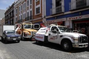 MANIFESTACIÓN . OPERADORES DE GRÚA