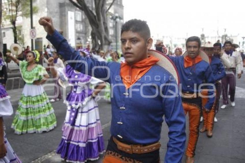 MANIFESTACIÓN . ANTORCHA CAMPESINA
