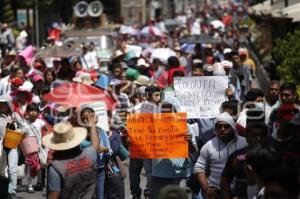 MANIFESTACIÓN . ANTORCHA CAMPESINA