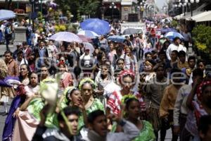 MANIFESTACIÓN . ANTORCHA CAMPESINA