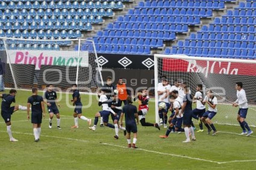 FUTBOL . CLUB PUEBLA VS ZACATEPEC