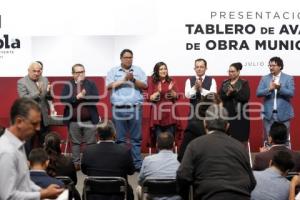 TABLERO DE AVANCE OBRA MUNICIPAL