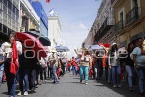 MANIFESTACIÓN . ANTORCHA CAMPESINA