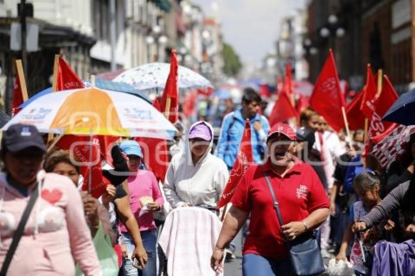 MANIFESTACIÓN . ANTORCHA CAMPESINA