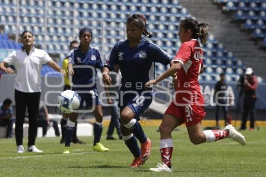 FUTBOL FEMENIL . CLUB PUEBLA VS TOLUCA