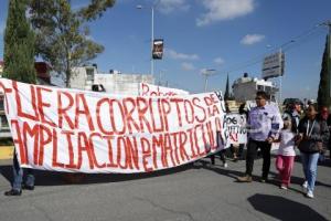 MANIFESTACIÓN RECHAZADOS BUAP