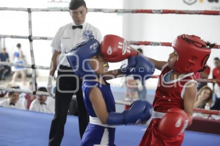 DÍA DE LA MUJER .  NIÑA BOXEADORA