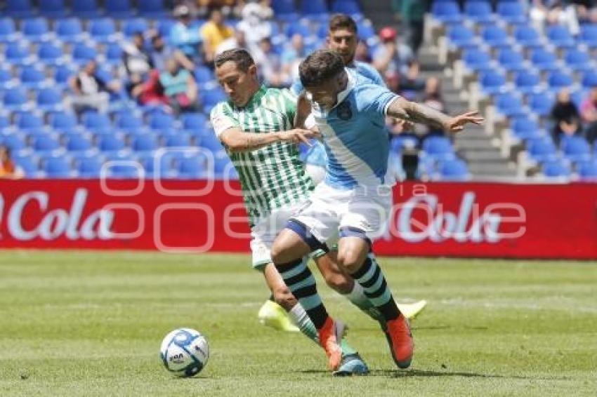 FÚTBOL . CLUB PUEBLA VS REAL BETIS