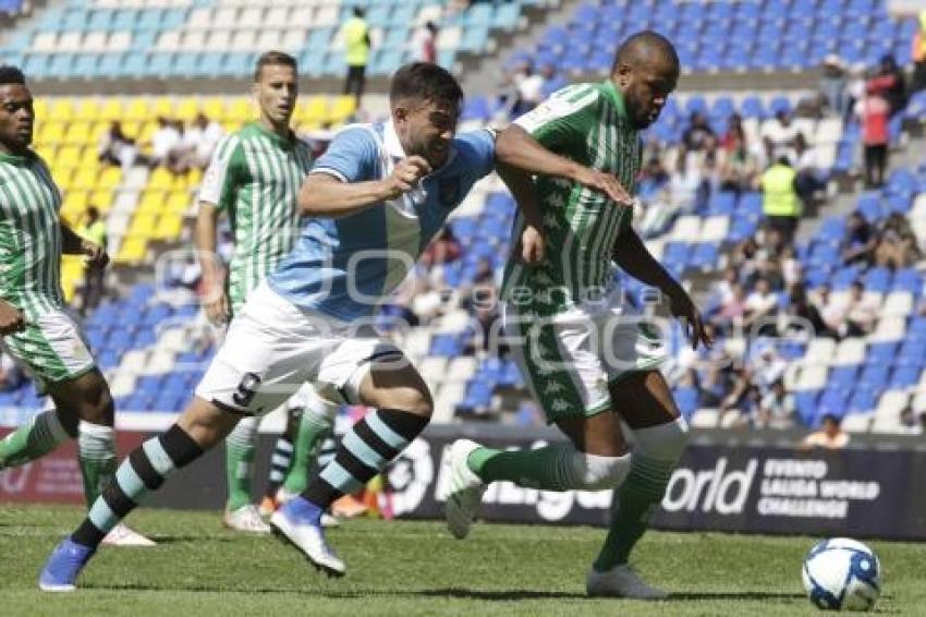 FÚTBOL . CLUB PUEBLA VS REAL BETIS