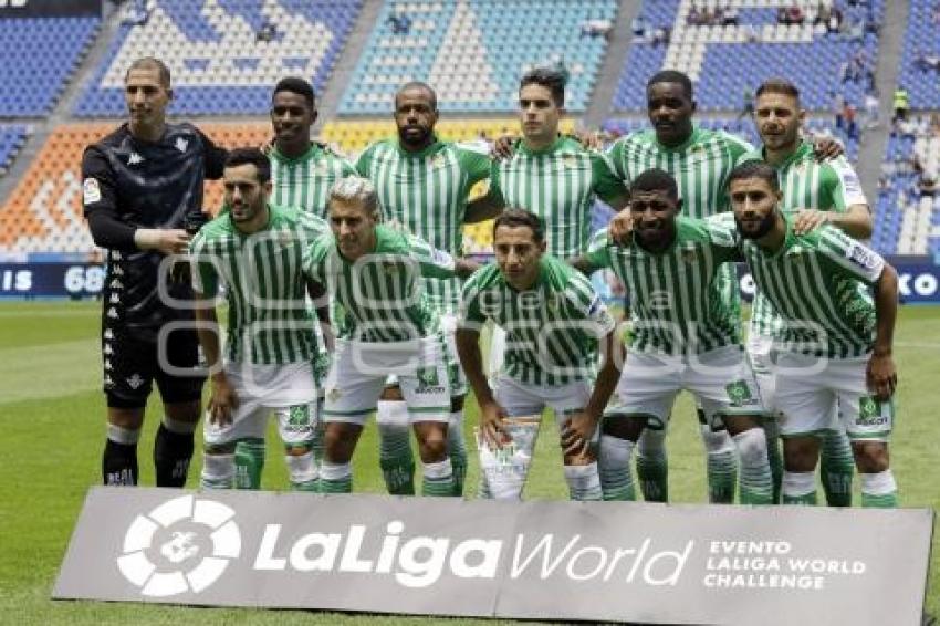 FÚTBOL . CLUB PUEBLA VS REAL BETIS