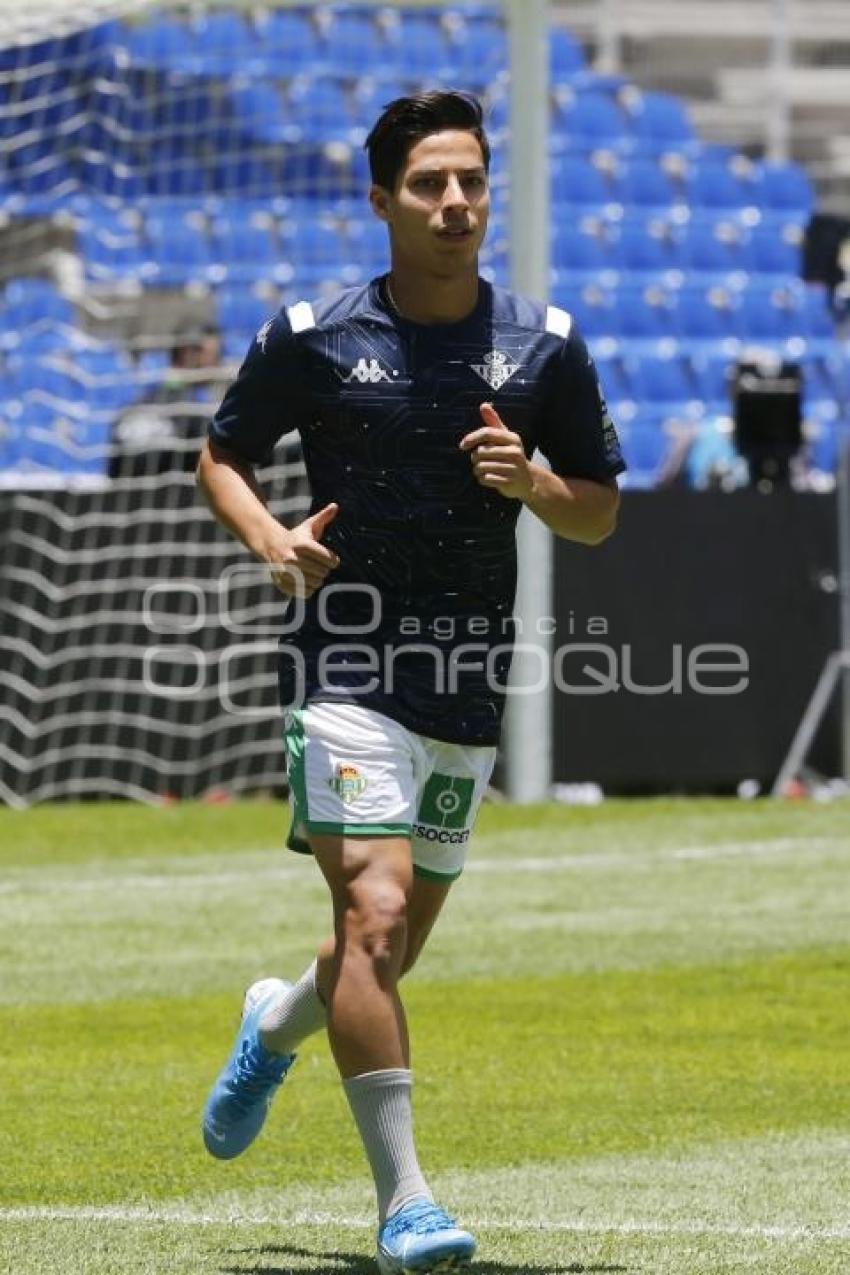 FÚTBOL . CLUB PUEBLA VS REAL BETIS