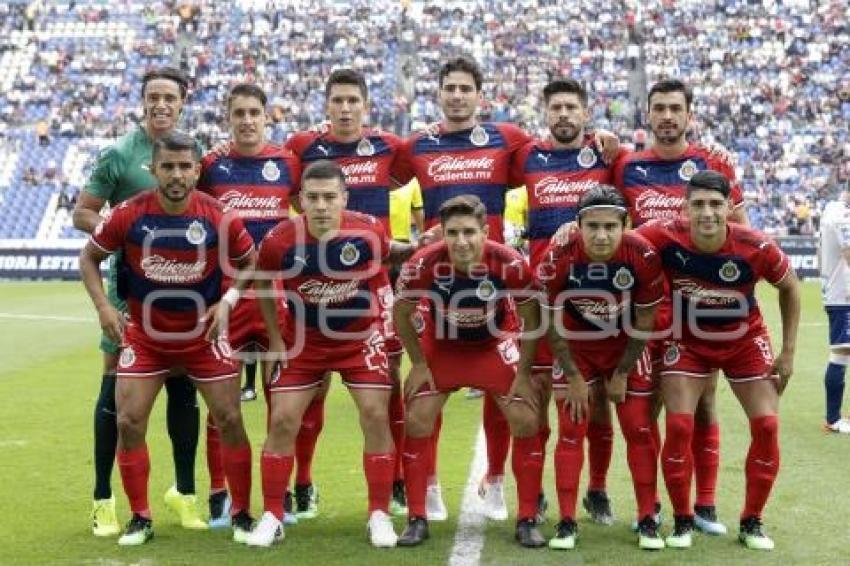 FÚTBOL . CLUB PUEBLA VS CHIVAS