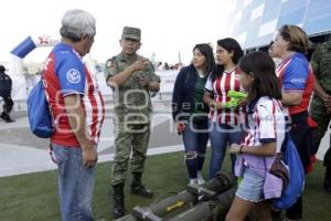 FÚTBOL . STAND EJÉRCITO