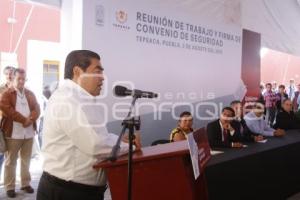 LMB . FIRMA DE CONVENIO DE SEGURIDAD