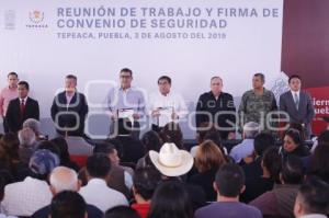 LMB . FIRMA DE CONVENIO DE SEGURIDAD