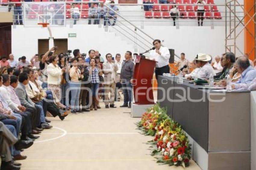 LMB . FIRMA DE CONVENIO DE SEGURIDAD . AJALPAN