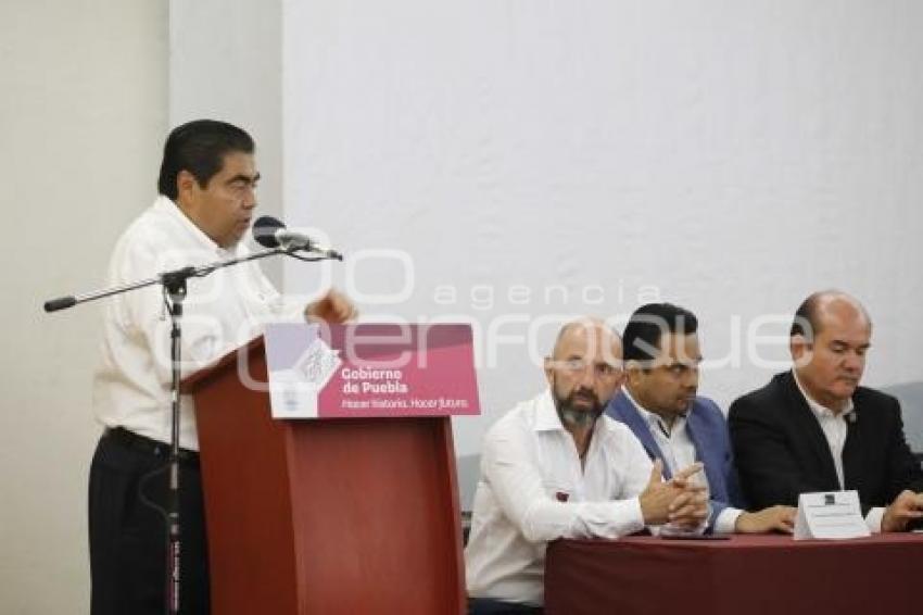 LMB . FIRMA DE CONVENIO DE SEGURIDAD . TEHUACÁN