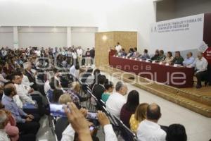 LMB . FIRMA DE CONVENIO DE SEGURIDAD . TEHUACÁN