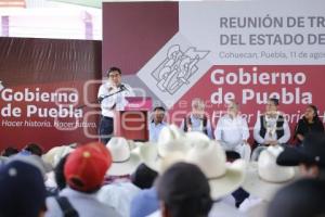 REUNIÓN GOBIERNO ESTATAL . COHUECAN