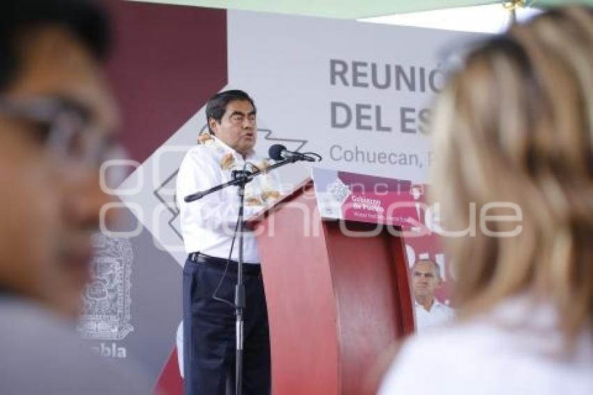 REUNIÓN GOBIERNO ESTATAL . COHUECAN