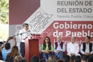 REUNIÓN GOBIERNO ESTATAL . TEPEXCO