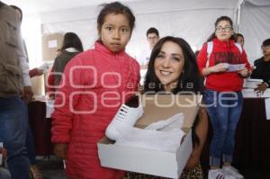 ENTREGA DE CALZADO ESCOLAR . SAN PEDRO CHOLULA