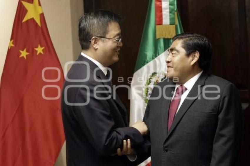 GOBIERNO ESTATAL . REUNIÓN EMBAJADOR CHINA