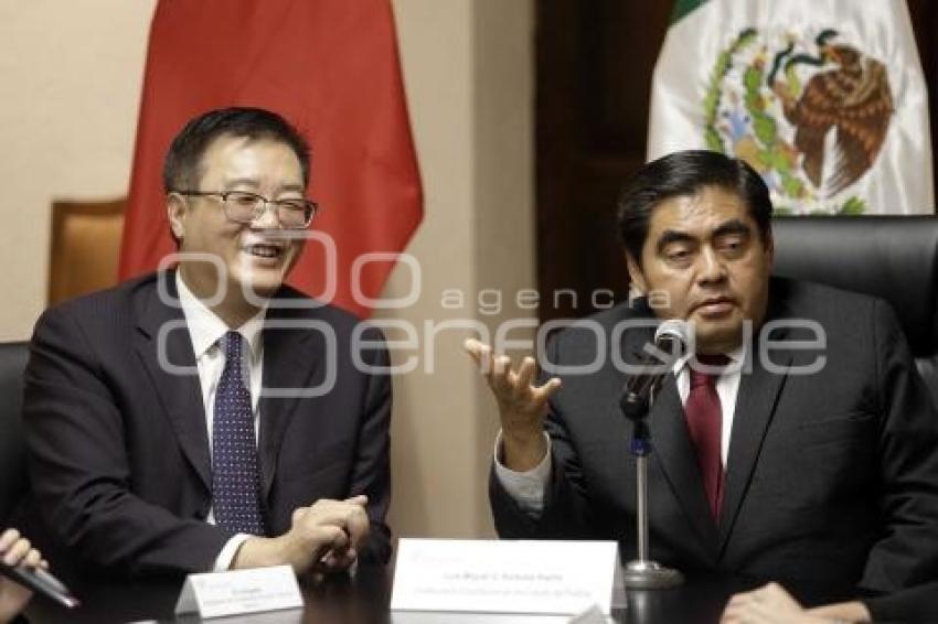 GOBIERNO ESTATAL . REUNIÓN EMBAJADOR CHINA