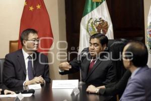 GOBIERNO ESTATAL . REUNIÓN EMBAJADOR CHINA