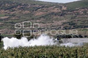 FUGA DE GAS . SAN JERÓNIMO OCOTITLÁN