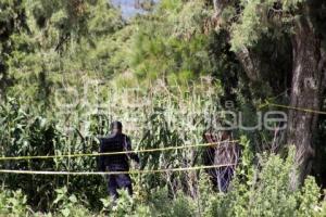 SAN FELIPE TEOTLALCINGO . RESTOS HUMANOS