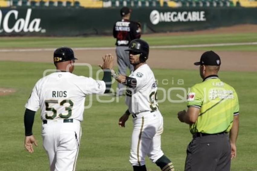 BEISBOL . PERICOS VS OLMECAS