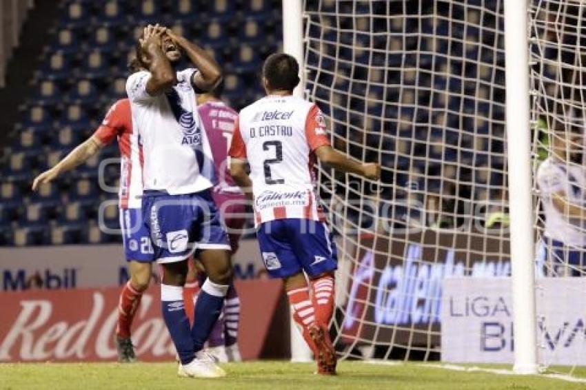 FÚTBOL . CLUB PUEBLA VS SAN LUIS