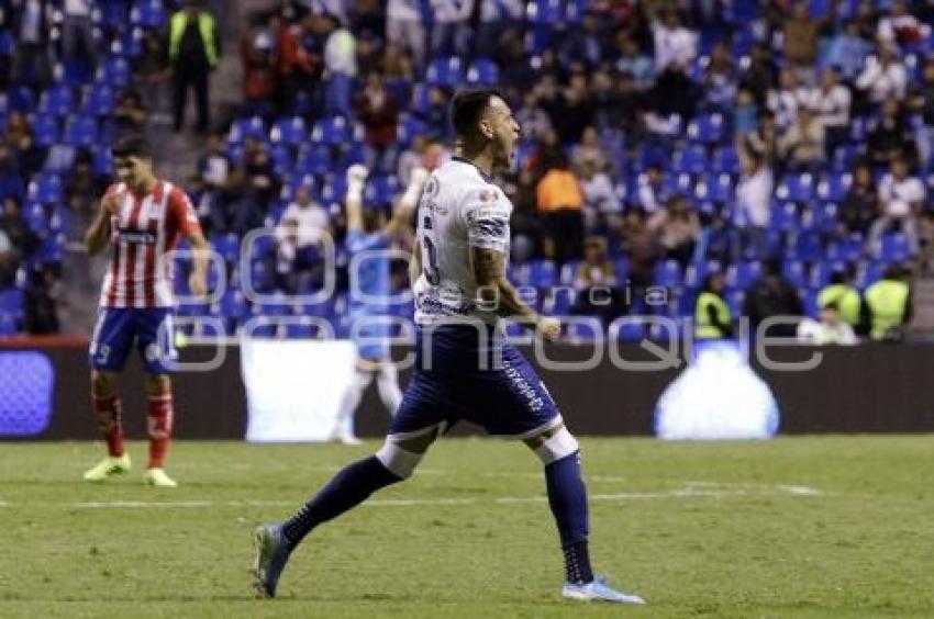 FÚTBOL . CLUB PUEBLA VS SAN LUIS